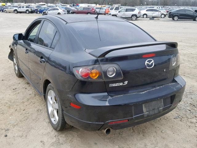 JM1BK123041215801 - 2004 MAZDA 3 S BLACK photo 3