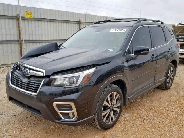 JF2SKAUCXKH449656 - 2019 SUBARU FORESTER L BLACK photo 2