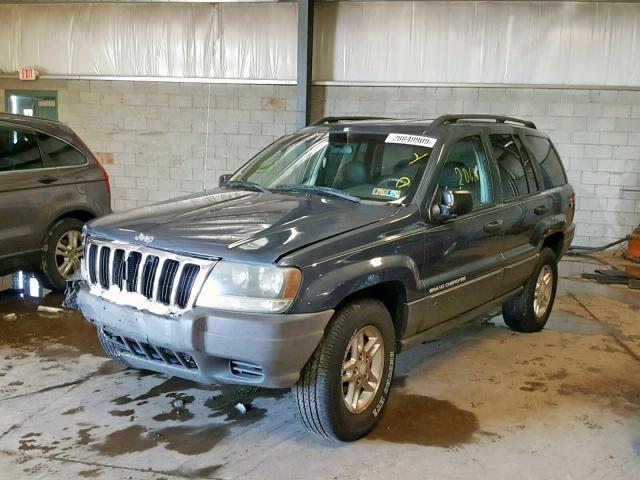 1J4GW48S33C600485 - 2003 JEEP GRAND CHER BLUE photo 2