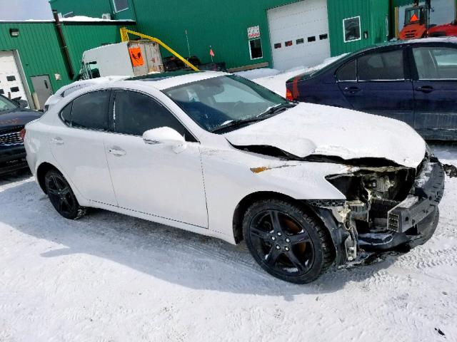 JTHCF5C20A2032702 - 2010 LEXUS IS 250 WHITE photo 1