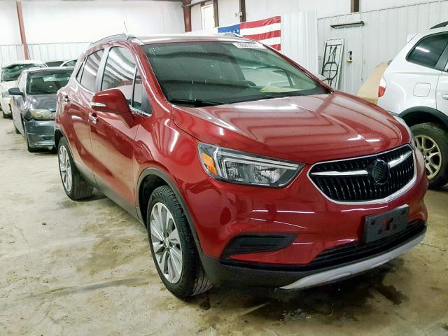 KL4CJASB3HB033518 - 2017 BUICK ENCORE PRE RED photo 1