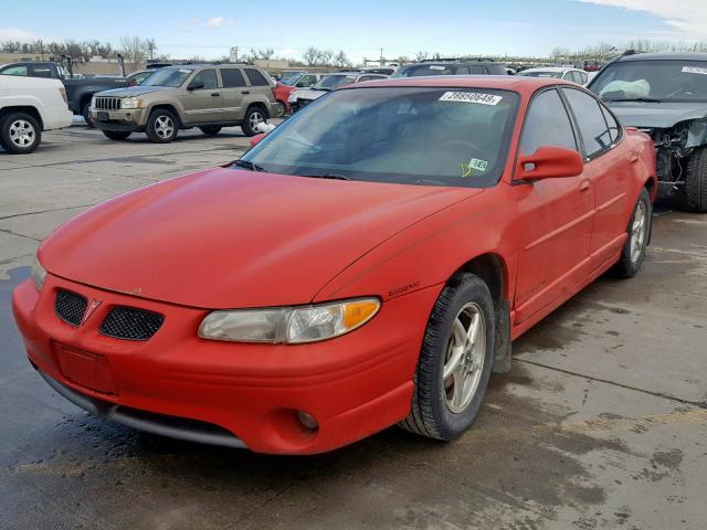 1G2WP52K9XF236515 - 1999 PONTIAC GRAND PRIX RED photo 2