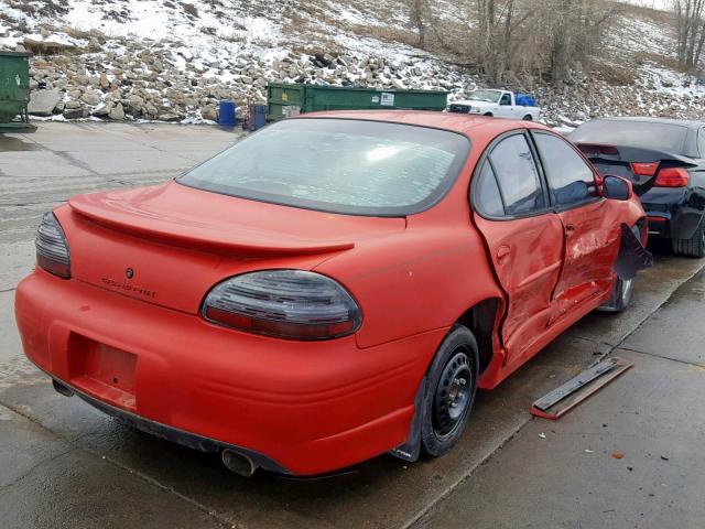 1G2WP52K9XF236515 - 1999 PONTIAC GRAND PRIX RED photo 4