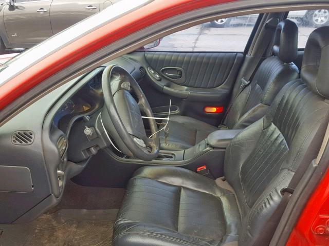 1G2WP52K9XF236515 - 1999 PONTIAC GRAND PRIX RED photo 5