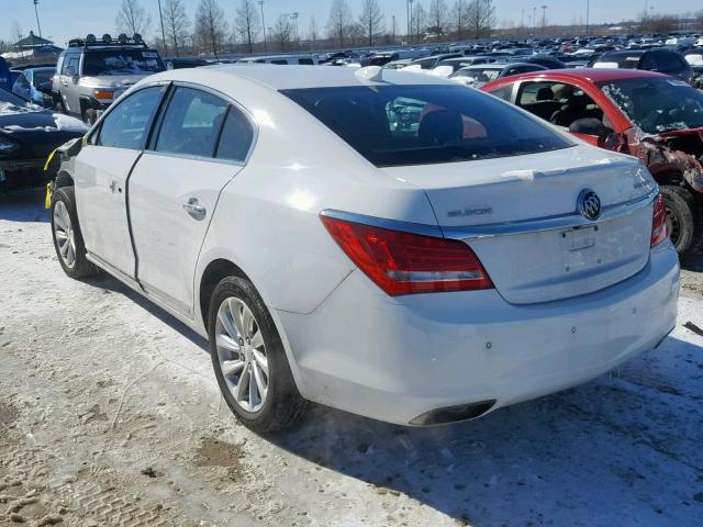 1G4GB5G30FF324699 - 2015 BUICK LACROSSE WHITE photo 3