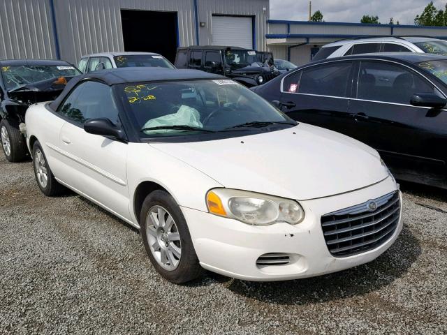 1C3EL75R75N595649 - 2005 CHRYSLER SEBRING GT WHITE photo 1