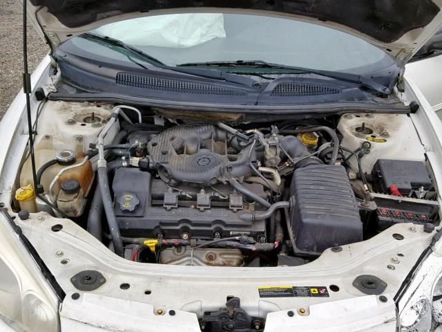 1C3EL75R75N595649 - 2005 CHRYSLER SEBRING GT WHITE photo 7