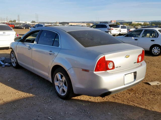 1G1ZA5E08AF282552 - 2010 CHEVROLET MALIBU LS ვერცხლისფერი ფოტო 3