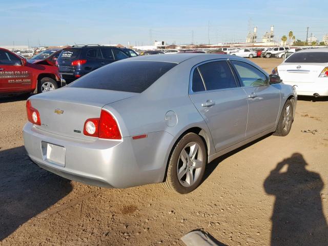 1G1ZA5E08AF282552 - 2010 CHEVROLET MALIBU LS ვერცხლისფერი ფოტო 4