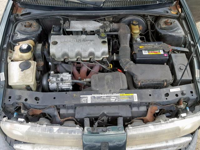 1G8ZH5281VZ241076 - 1997 SATURN SL1 GREEN photo 7