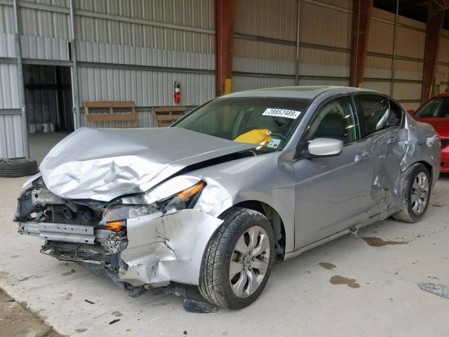 1HGCP26829A046892 - 2009 HONDA ACCORD EXL SILVER photo 2