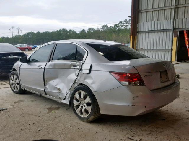 1HGCP26829A046892 - 2009 HONDA ACCORD EXL SILVER photo 3