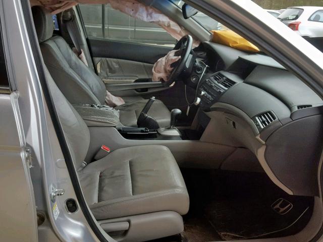 1HGCP26829A046892 - 2009 HONDA ACCORD EXL SILVER photo 5