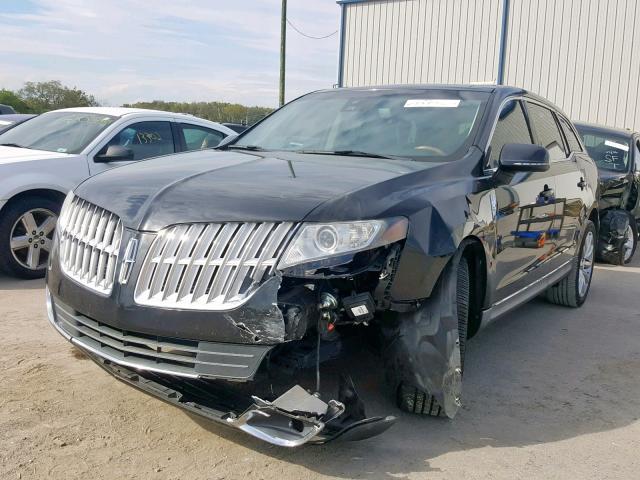 2LMHJ5FR5ABJ13946 - 2010 LINCOLN MKT BLACK photo 2