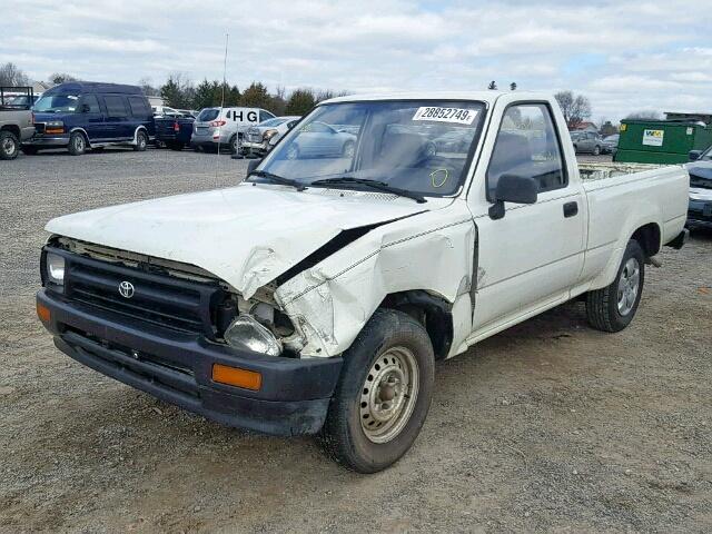 JT4RN81A5P5165392 - 1993 TOYOTA PICKUP 1/2 WHITE photo 2