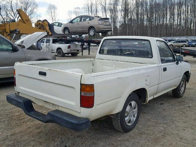 JT4RN81A5P5165392 - 1993 TOYOTA PICKUP 1/2 WHITE photo 4