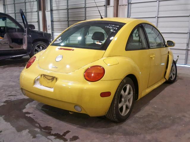 3VWCD31C15M407516 - 2005 VOLKSWAGEN NEW BEETLE ყვითელი ფოტო 4
