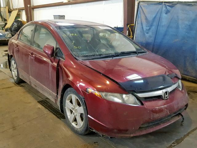 2HGFA159X8H023976 - 2008 HONDA CIVIC EXL RED photo 1