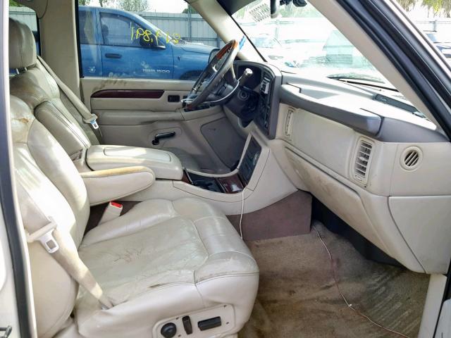 1GYEK63N72R204054 - 2002 CADILLAC ESCALADE L BEIGE photo 5