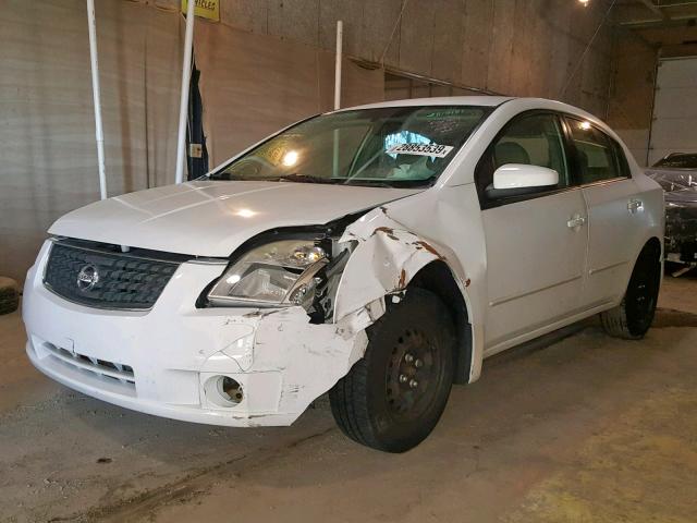 3N1AB61E87L713398 - 2007 NISSAN SENTRA 2.0 WHITE photo 2