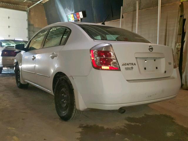 3N1AB61E87L713398 - 2007 NISSAN SENTRA 2.0 WHITE photo 3