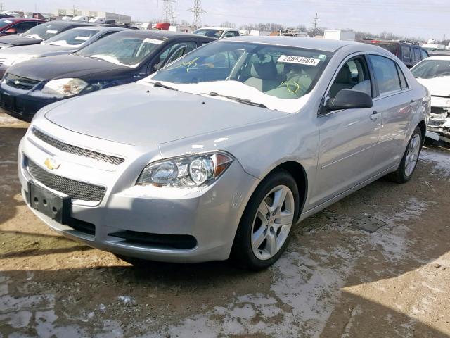 1G1ZA5E04CF395420 - 2012 CHEVROLET MALIBU LS ვერცხლისფერი ფოტო 2