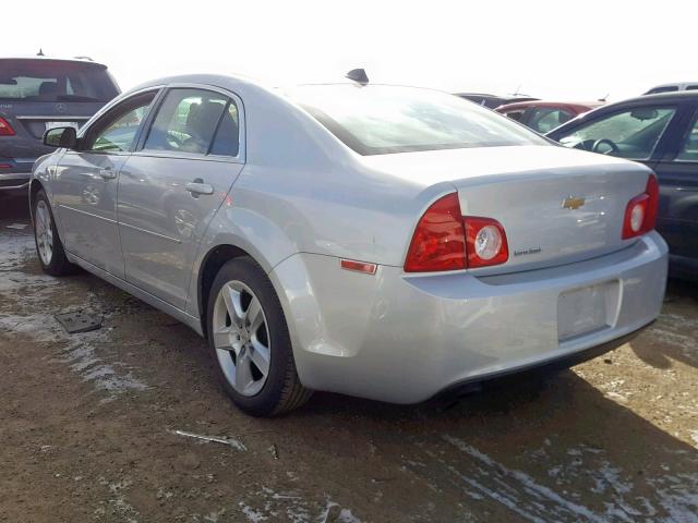 1G1ZA5E04CF395420 - 2012 CHEVROLET MALIBU LS ვერცხლისფერი ფოტო 3