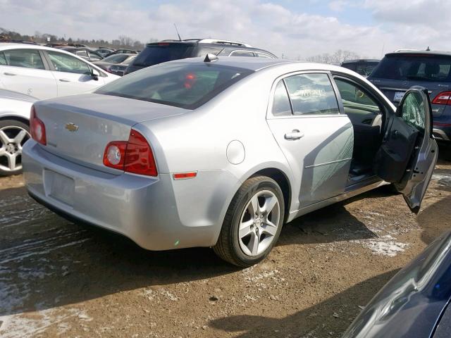 1G1ZA5E04CF395420 - 2012 CHEVROLET MALIBU LS ვერცხლისფერი ფოტო 4