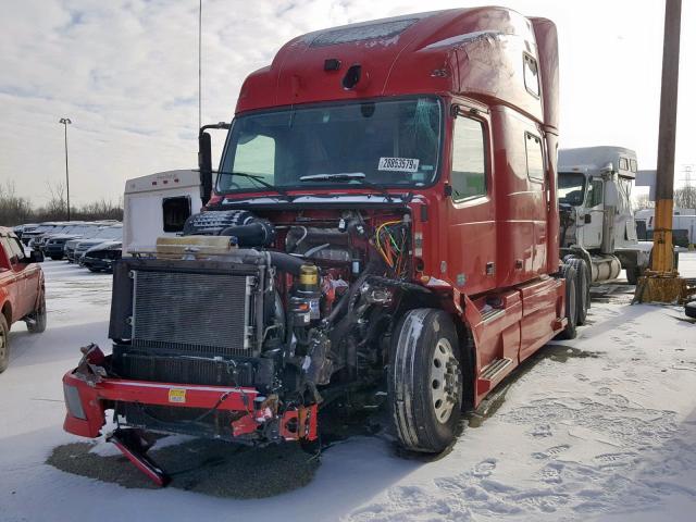 4V4NC9TJ47N458888 - 2007 VOLVO VN VNL RED photo 2