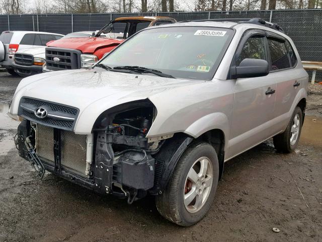 KM8JM12BX6U460888 - 2006 HYUNDAI TUCSON GL SILVER photo 2