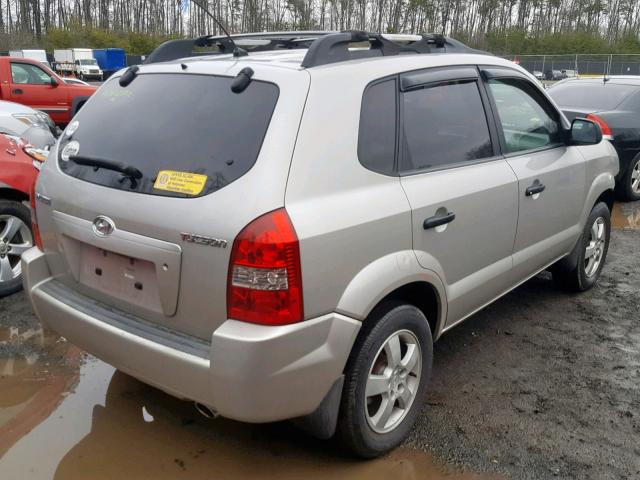 KM8JM12BX6U460888 - 2006 HYUNDAI TUCSON GL SILVER photo 4