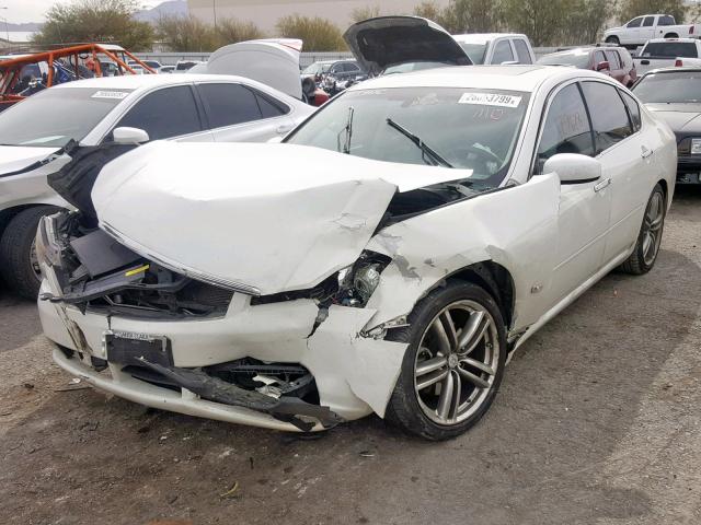 JNKAY01E96M111539 - 2006 INFINITI M35 BASE WHITE photo 2