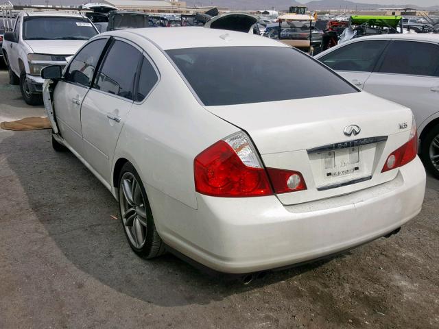 JNKAY01E96M111539 - 2006 INFINITI M35 BASE WHITE photo 3