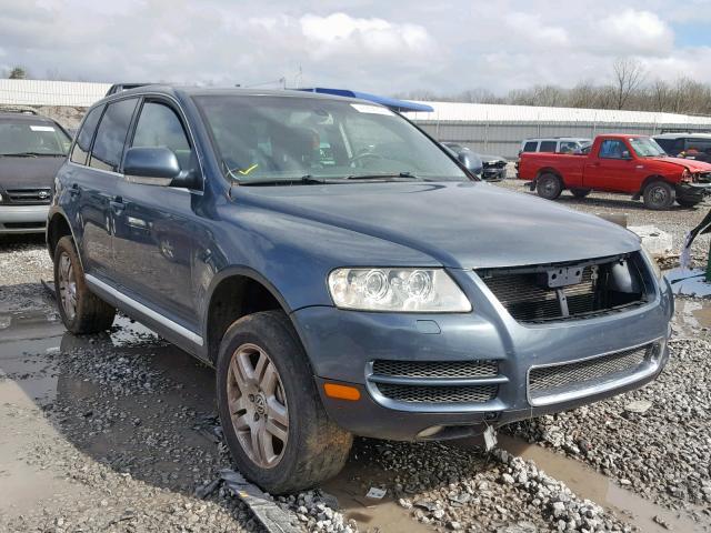 WVGEM67L04D009398 - 2004 VOLKSWAGEN TOUAREG 4. BLUE photo 1