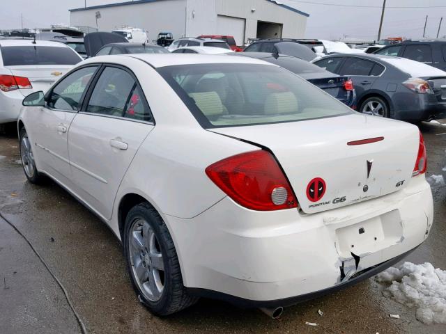 1G2ZH558264126474 - 2006 PONTIAC G6 GT WHITE photo 3