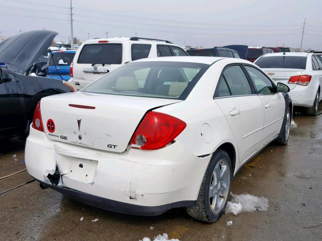 1G2ZH558264126474 - 2006 PONTIAC G6 GT WHITE photo 4