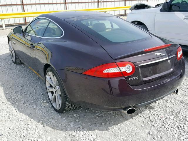 SAJWA4FB3DLB50815 - 2013 JAGUAR XK RED photo 3