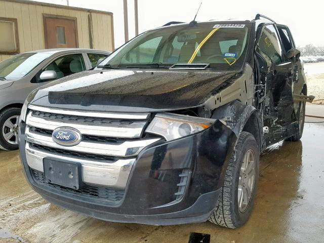 2FMDK3GC6CBA19180 - 2012 FORD EDGE SE BLACK photo 2