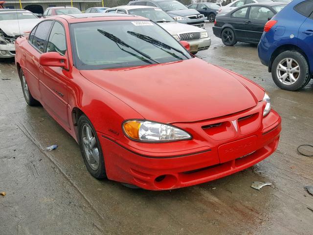 1G2NW52E01C112098 - 2001 PONTIAC GRAND AM G RED photo 1