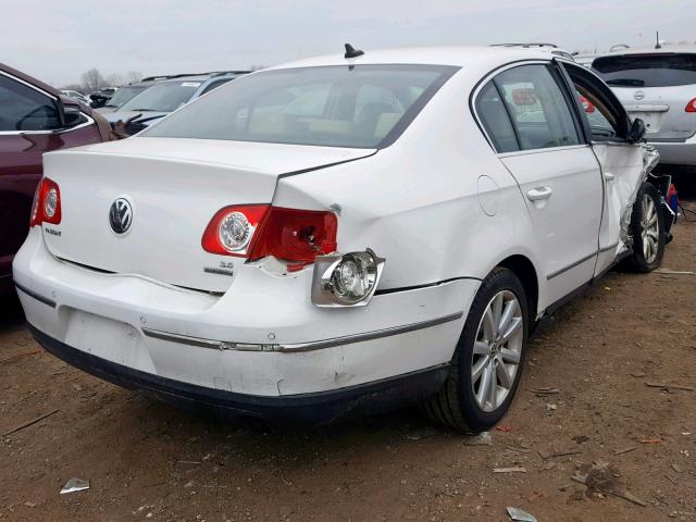 WVWFU73C97P076928 - 2007 VOLKSWAGEN PASSAT 3.6 WHITE photo 4