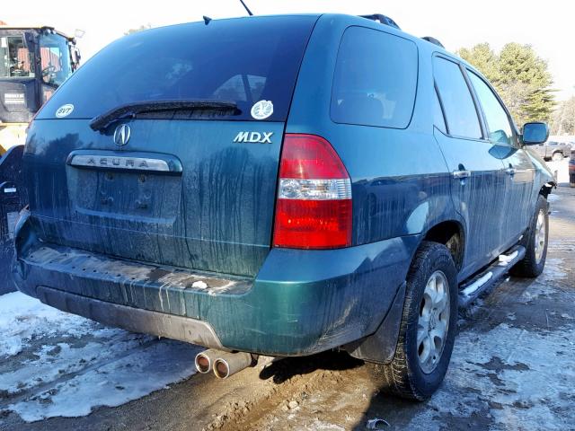 2HNYD18632H001092 - 2002 ACURA MDX TOURIN GREEN photo 4