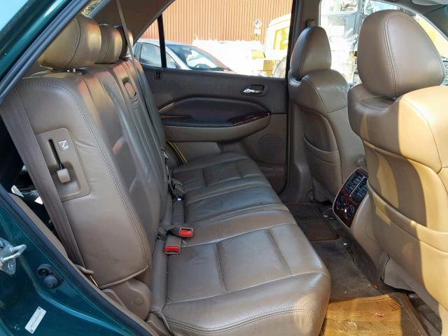 2HNYD18632H001092 - 2002 ACURA MDX TOURIN GREEN photo 6