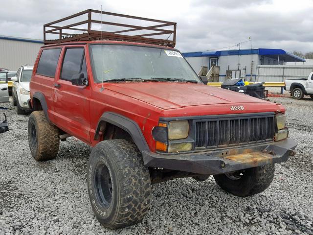 1J4FJ27S5RL150878 - 1994 JEEP CHEROKEE S RED photo 1