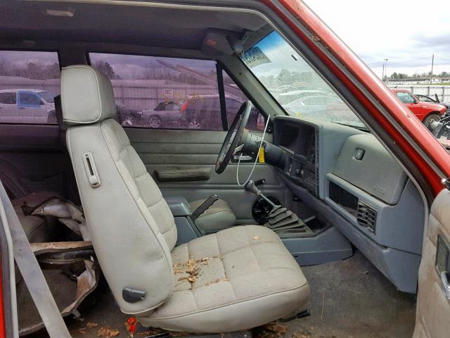1J4FJ27S5RL150878 - 1994 JEEP CHEROKEE S RED photo 5