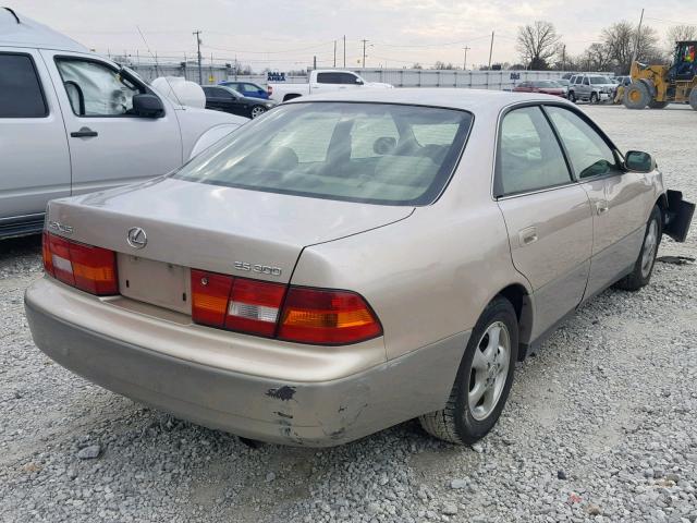 JT8BF28G4W5042668 - 1998 LEXUS ES 300 GOLD photo 4