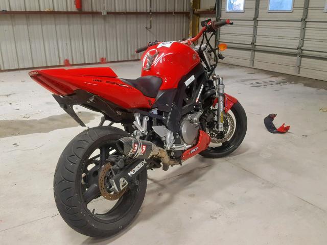 1S1VP53A962105369 - 2006 SUZUKI SV650 RED photo 4