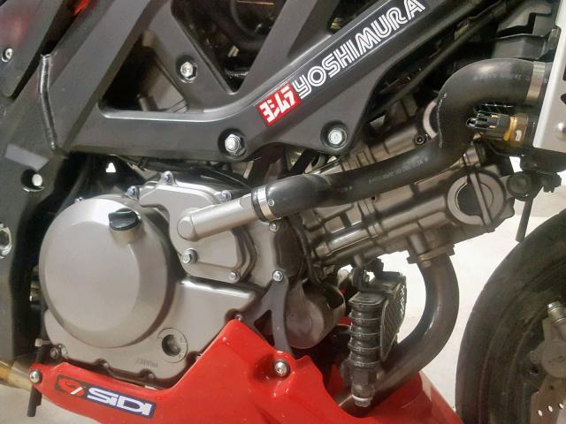 1S1VP53A962105369 - 2006 SUZUKI SV650 RED photo 7