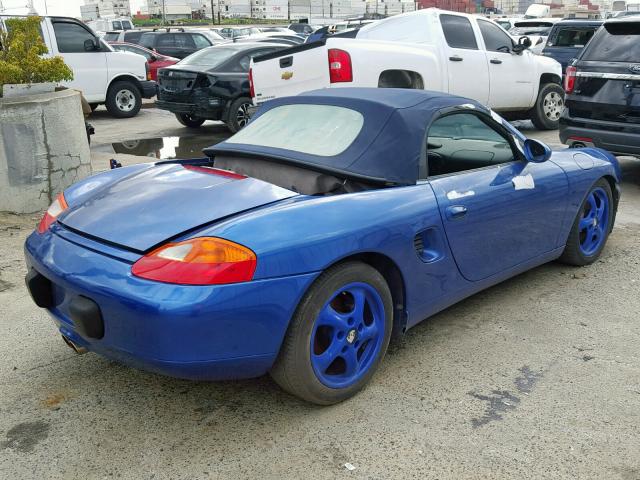 WP0CA2989XU631847 - 1999 PORSCHE BOXSTER BLUE photo 4