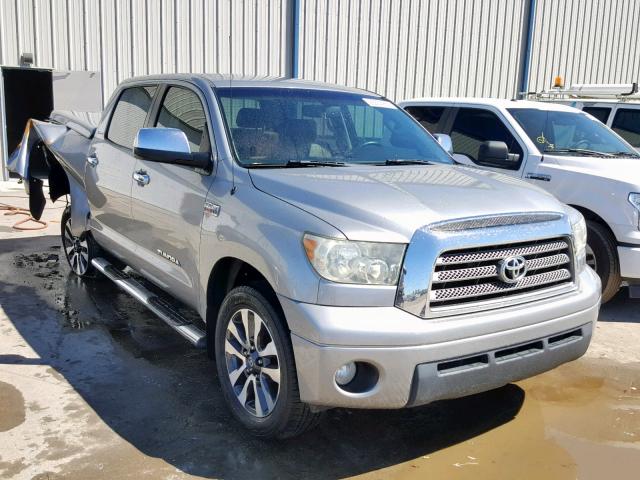 5TBEV58177S456854 - 2007 TOYOTA TUNDRA CRE SILVER photo 1