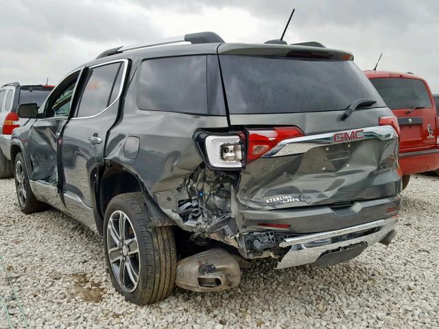 1GKKNPLSXJZ170772 - 2018 GMC ACADIA DEN GRAY photo 3